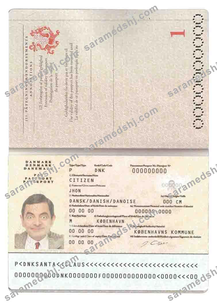 Denmark passport